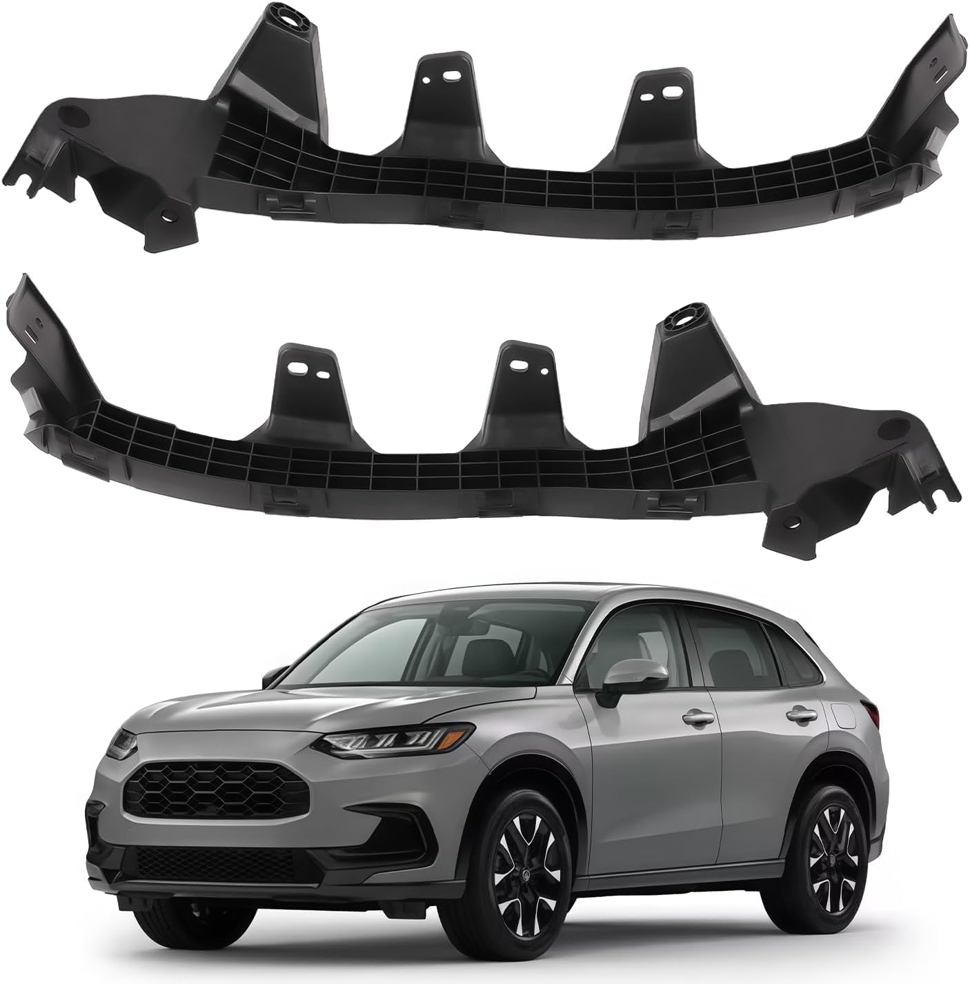 Bumper Headlight Mounting Bracket Left and Right Side Fit For Honda HR-V 2023 2024 2025 Replaces 712903W0A00 71290-3W0-A00 HO2508121 HO2509121