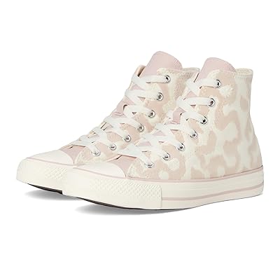 Converse Kids Chuck Taylor All Star Leopard (Big Kid) Boys Shoes Egret/Flush Stone/Egret
