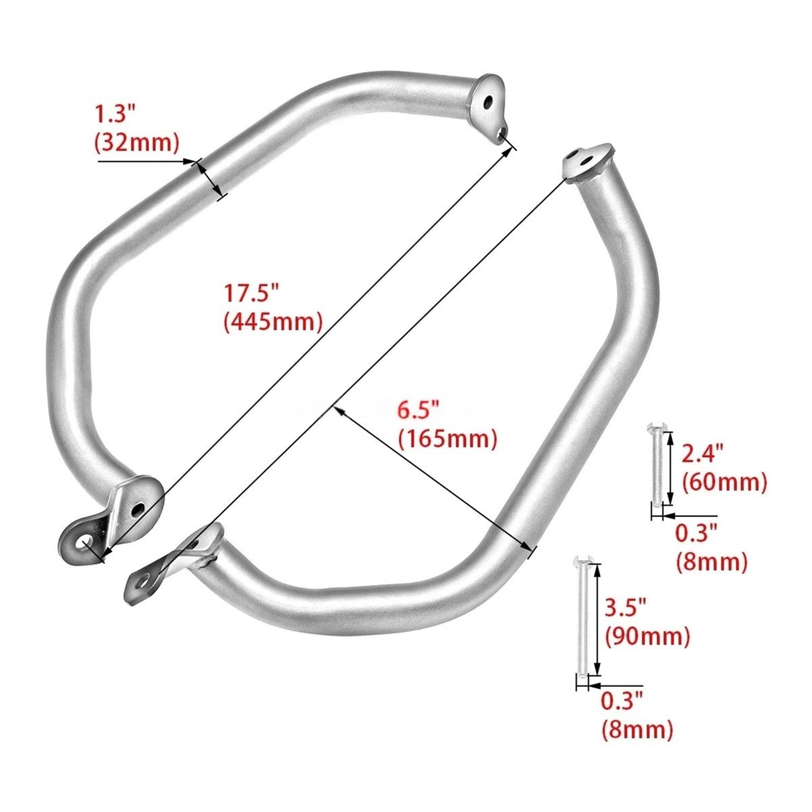Motocicleta Barras protección para Boulevard M109R para Intruder M1800R VZR1800 Parachoques Piezas De Motocicleta Protección Barras De Choque Protector De Motor Protector Delantero