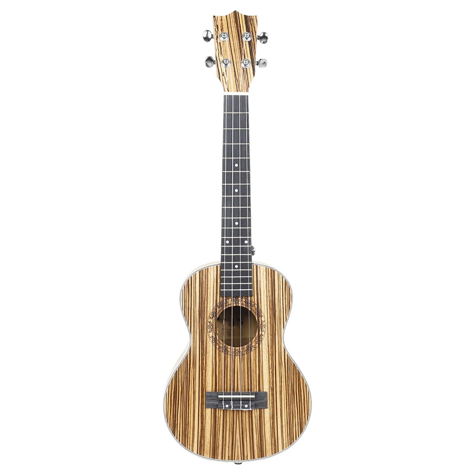 ukulele 21 Cali Ukulele Ukulele Dla Początkujących Hawajskie Ukulele 26 Cali 24 Cale Zebra Drewniana Mała Gitara(24 inch)