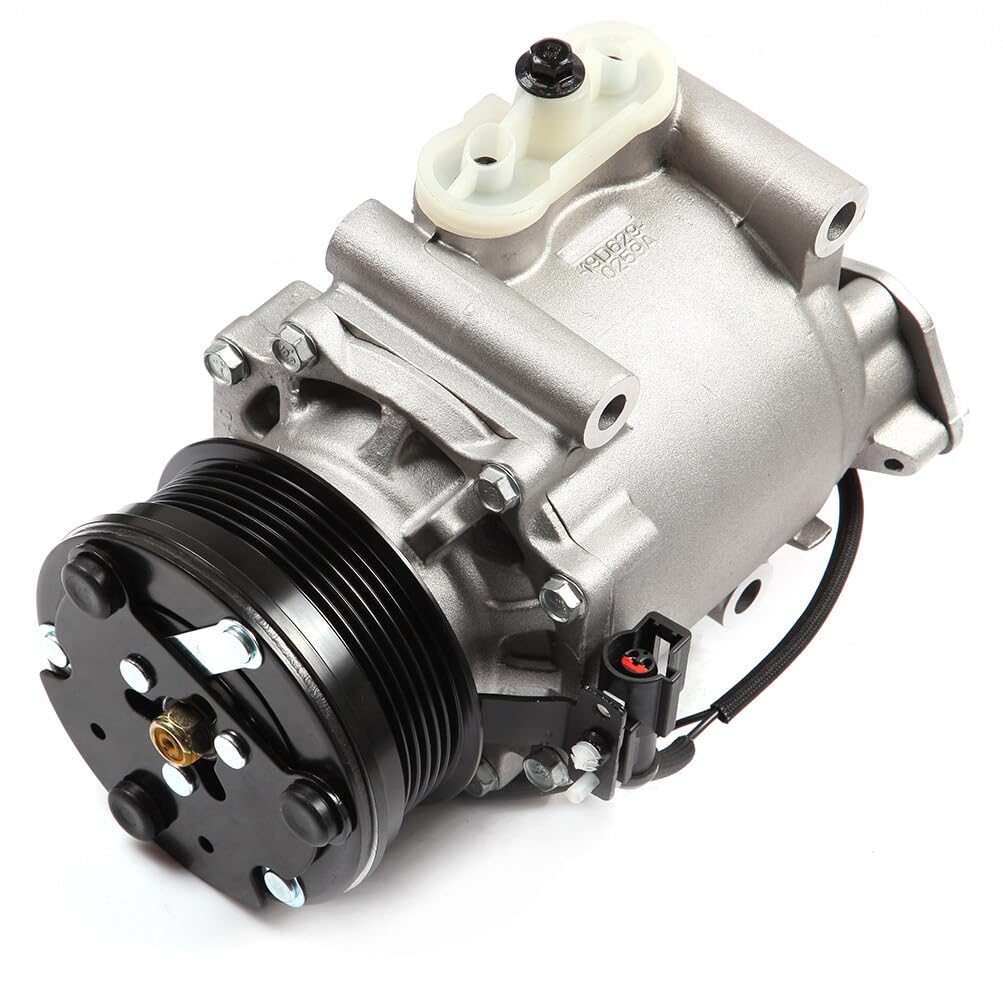 cciyu AC Compressor with Clutch Fit for Ford Freestyle Five Hundred for M-ercury Montego 3.0L 2005 2006-2007 Replaces A/C Air Conditioner Compressor Replaces 6 Grooves