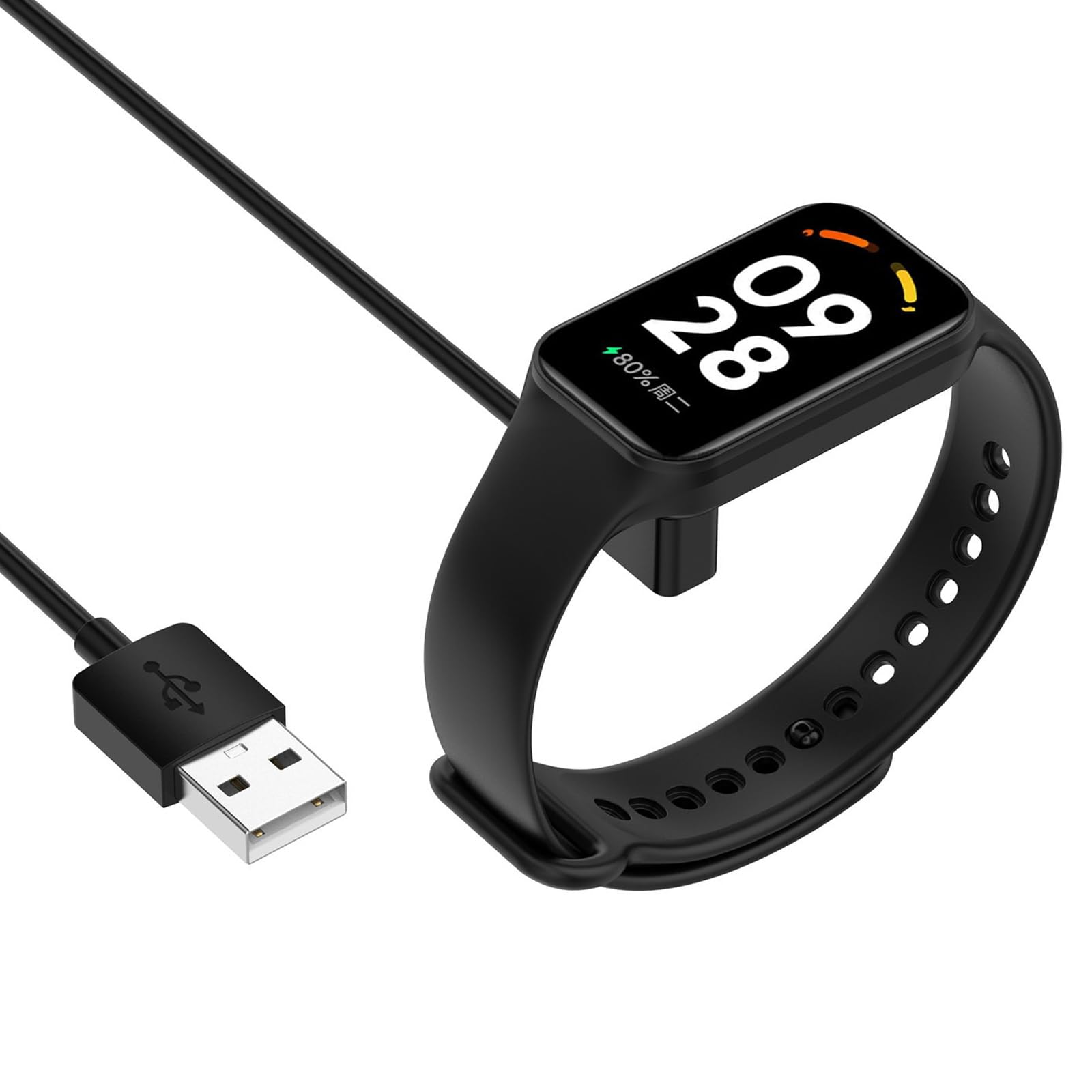 Station De Charge Universelle Pour Montre Intelligente Avec Support Et Porte-câble Pour Xiaomi Band 8 Pro (Noir