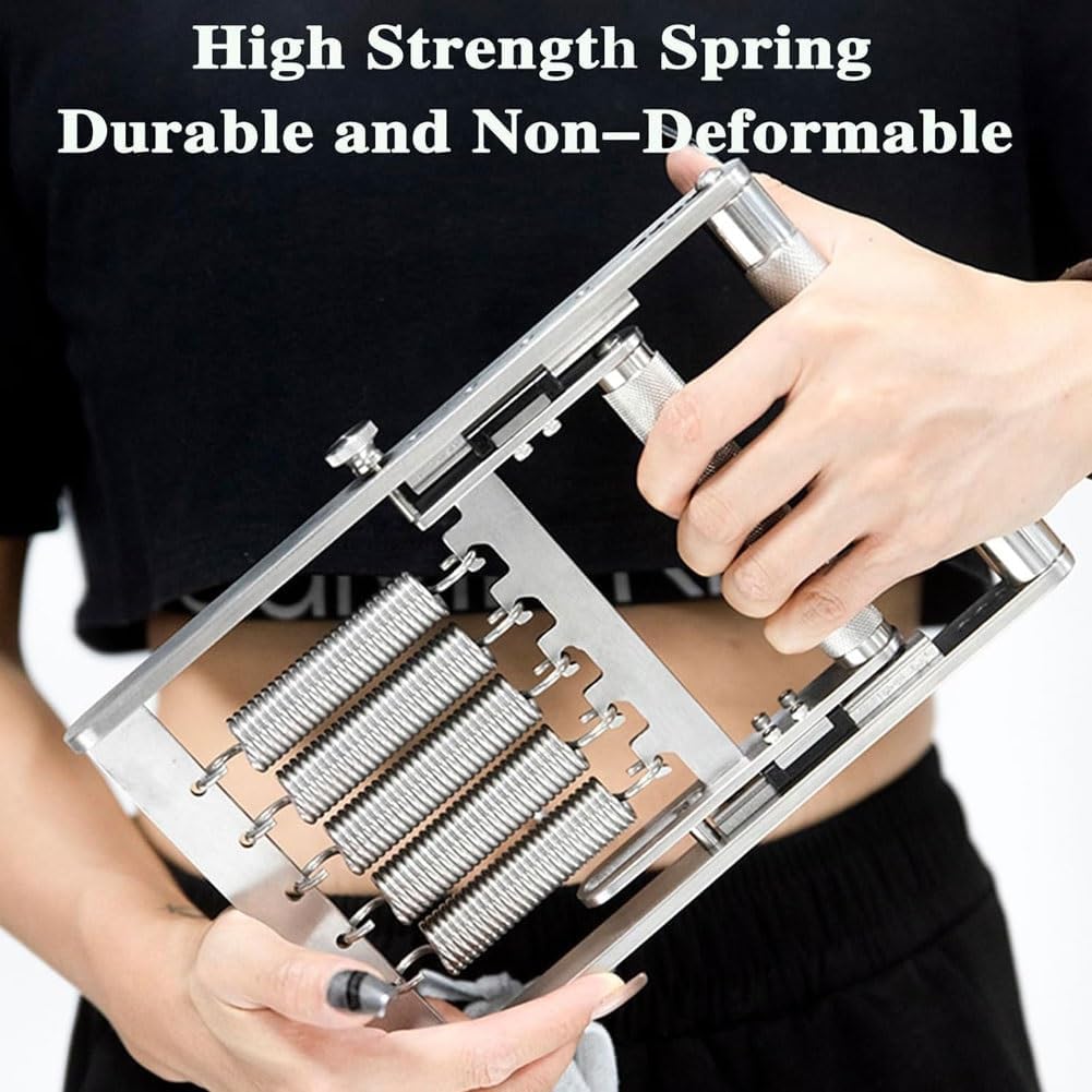 Fortalecedor de agarre de mano para fuerza muscular de muñeca, antebrazo y dedo. Agarre ajustable de 4 a 30 mm, soporta hasta 330 libras