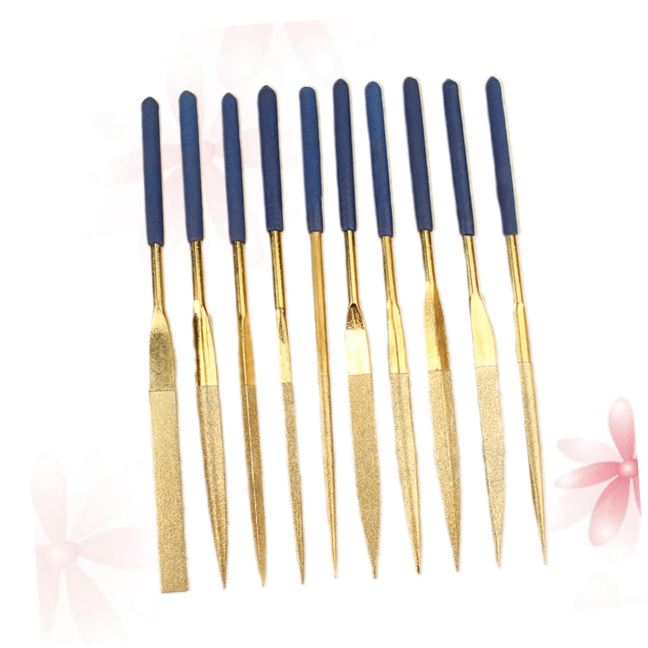 Balacoo 10 Pcs Diamond File Set Flat File Kit Needle File for Woodworking Hand Tools Diamond Needle File Hobby Files Jewelry Tools Needles Jewelry Tool Diamond Coated File Wood Rasp
