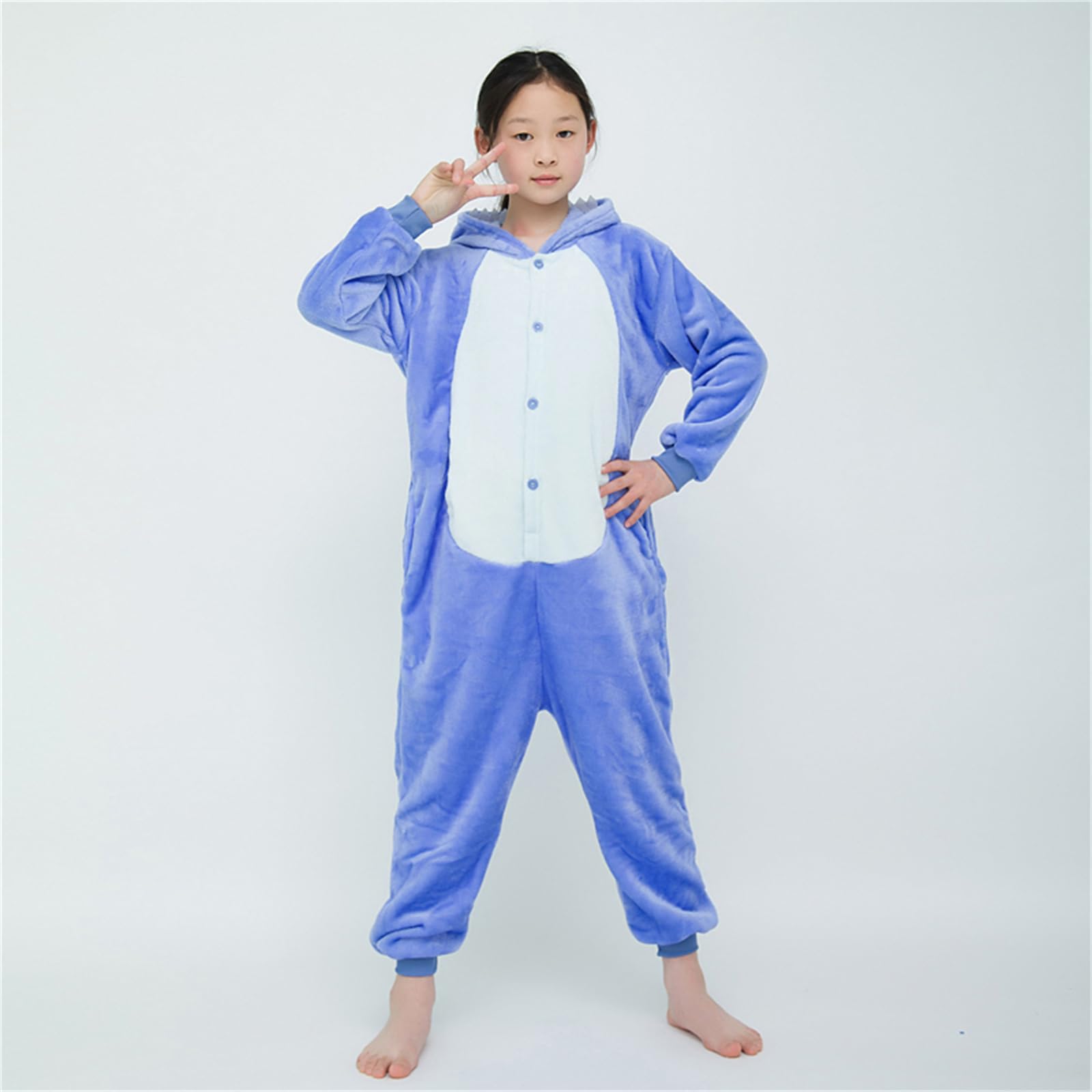 Enfant Ensemble de Pyjama Licorne Grenouillère Animaux Romper Pajamas Kigurumi Onesie Cosplay Animal Combinaison Costume Vêtement de Nuit en Flanelles Soirée Noël Déguisement Fille Garçon