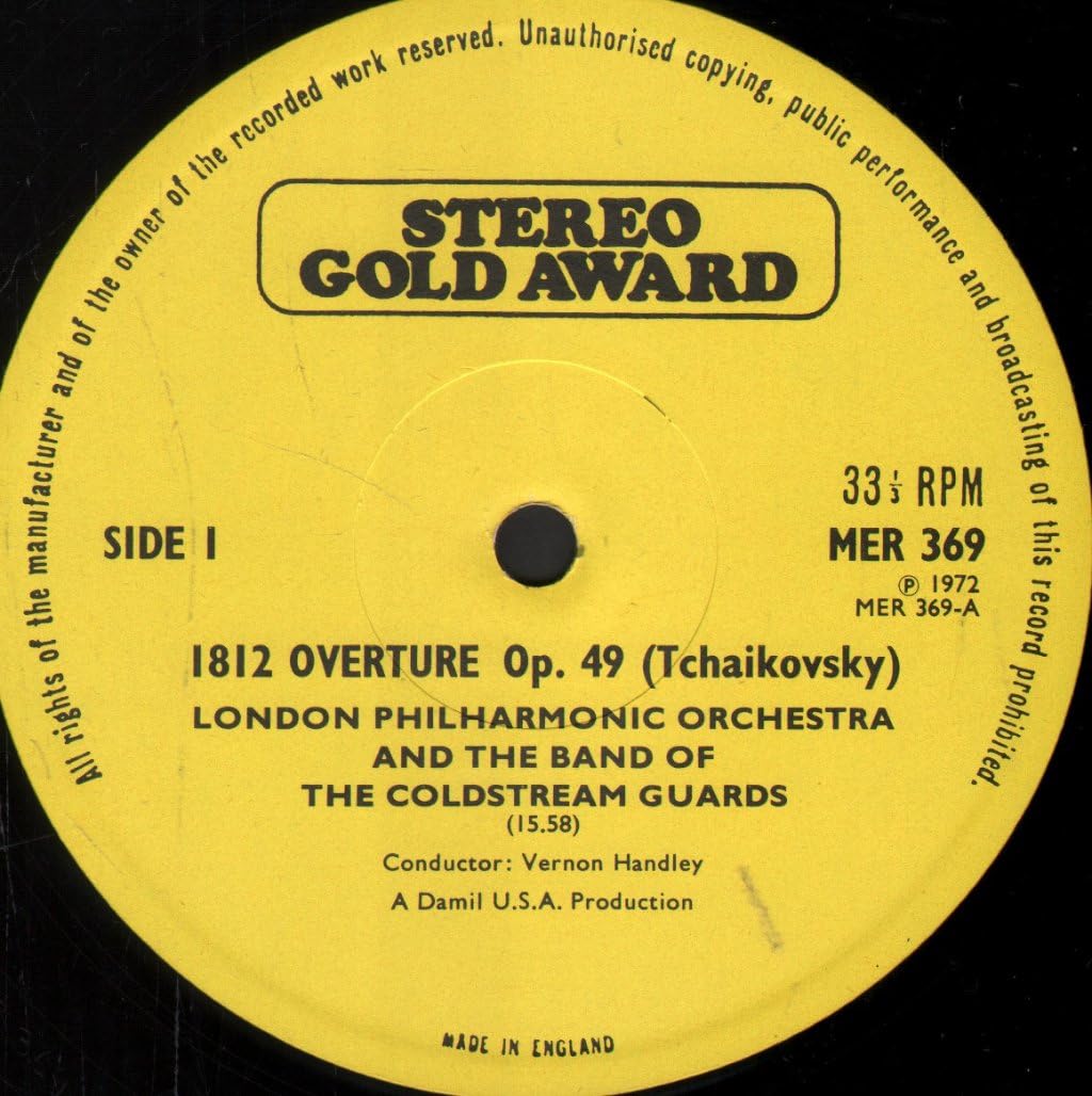 1812 Overture - Tchaikovsky* / London Philharmonic Orchestra, The, Band Of The Coldstream Guards*, Vernon Handley LP