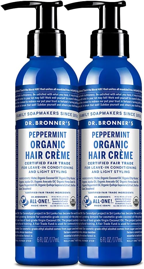 Dr. Bronner's Hair Creme 177 ml, Peppermint Beauty