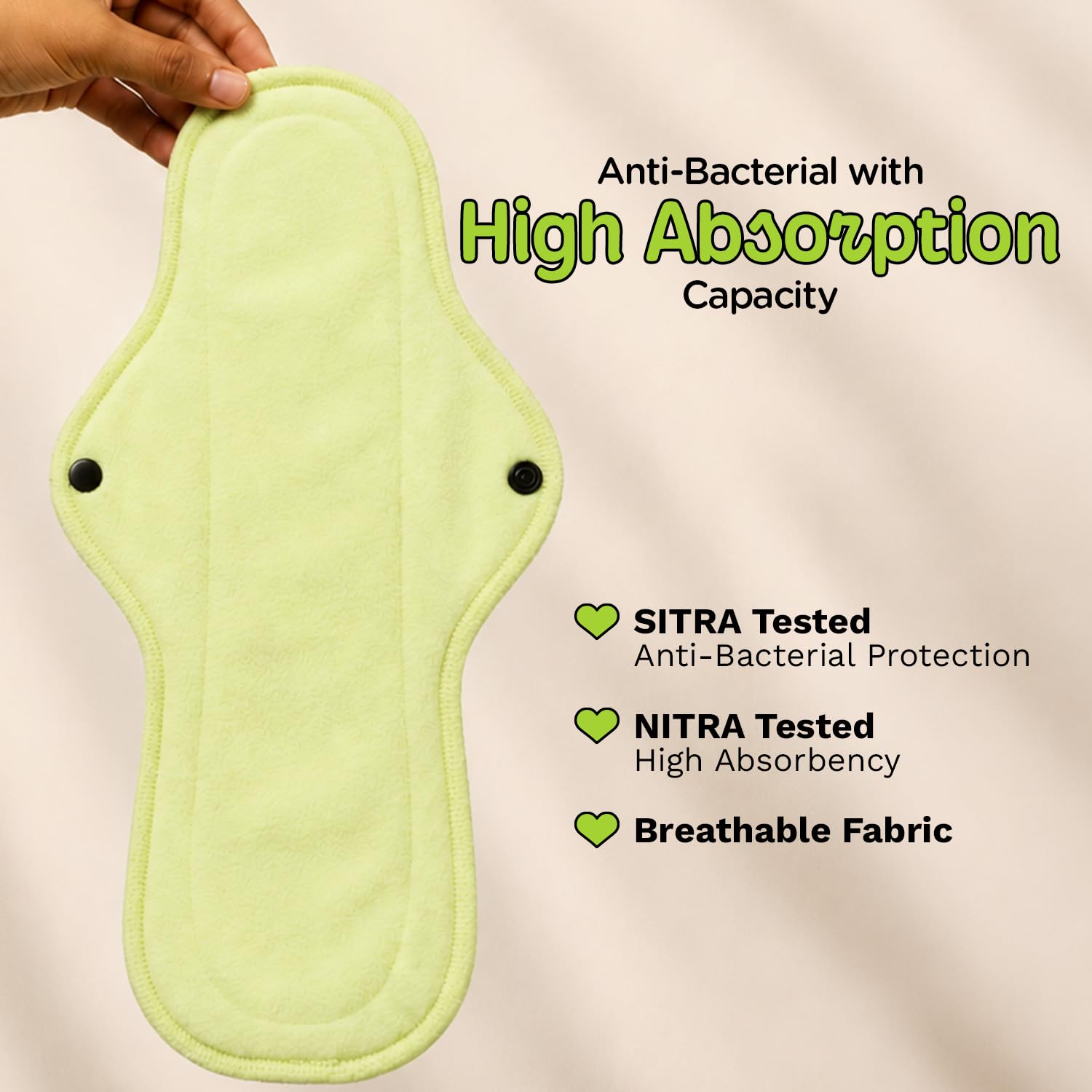 Pee Safe Reusable Pads - Sustainable Period Care -6