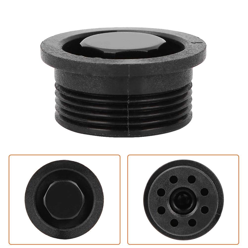 , Bocchetta di Ventilazione per tavola da Surf, in plastica, Traspirante, 3 x 1,5 x 2,5 cm, Colore Nero