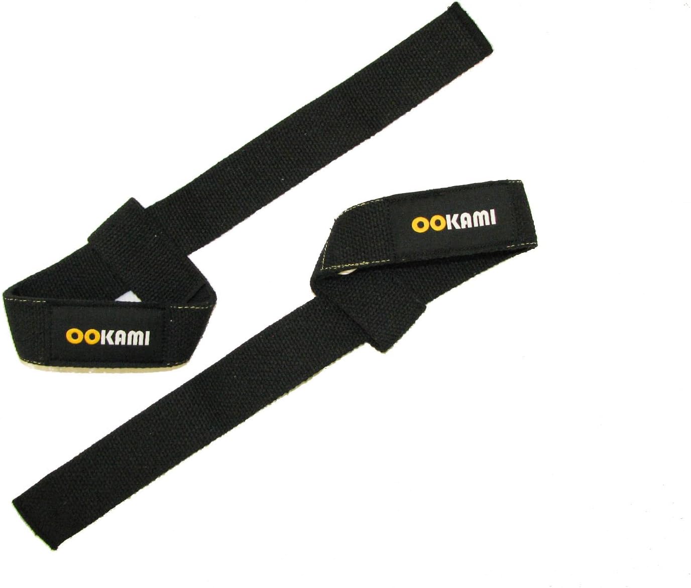 OOKAMI SPORTS Lifting Straps (Pair) - Neoprene padded - For weightlifting support, crossfit, bodybuilding, powerlifting, strength training