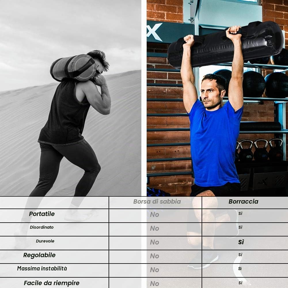 Flintronic Swing Stepper, Mini Stepper 2-in-1, Su-giù Steppers, Aqua Bag, Power Bag, per Allenamento Fitness Cardio Gambe Pancia Fianchi Casa Palestra