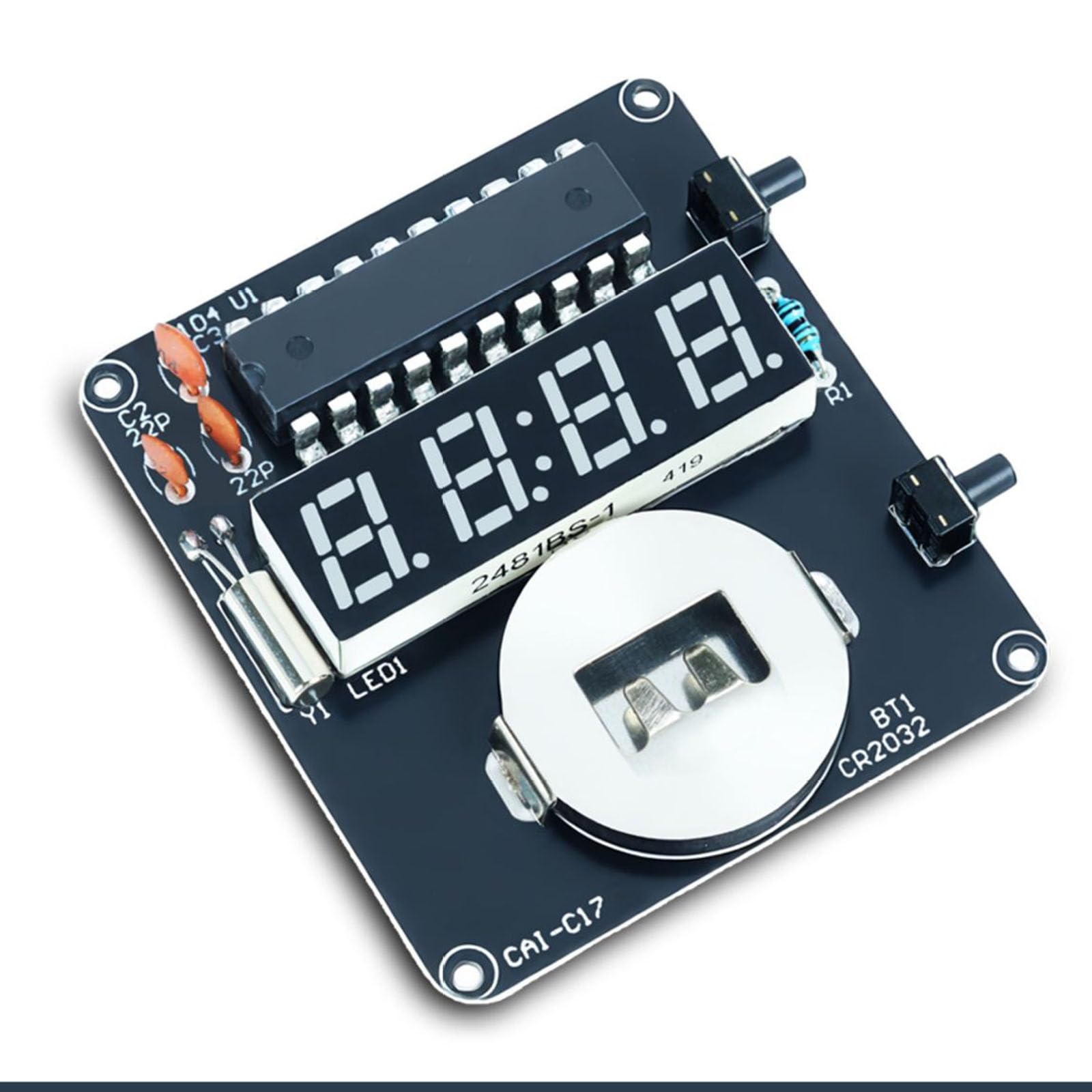 Kit Clock A LED Non Kits ESILE A GUIDAGGIO della Schema VISUALIZZAZIONE E COMPONENTI Silicone RIUSIBILI