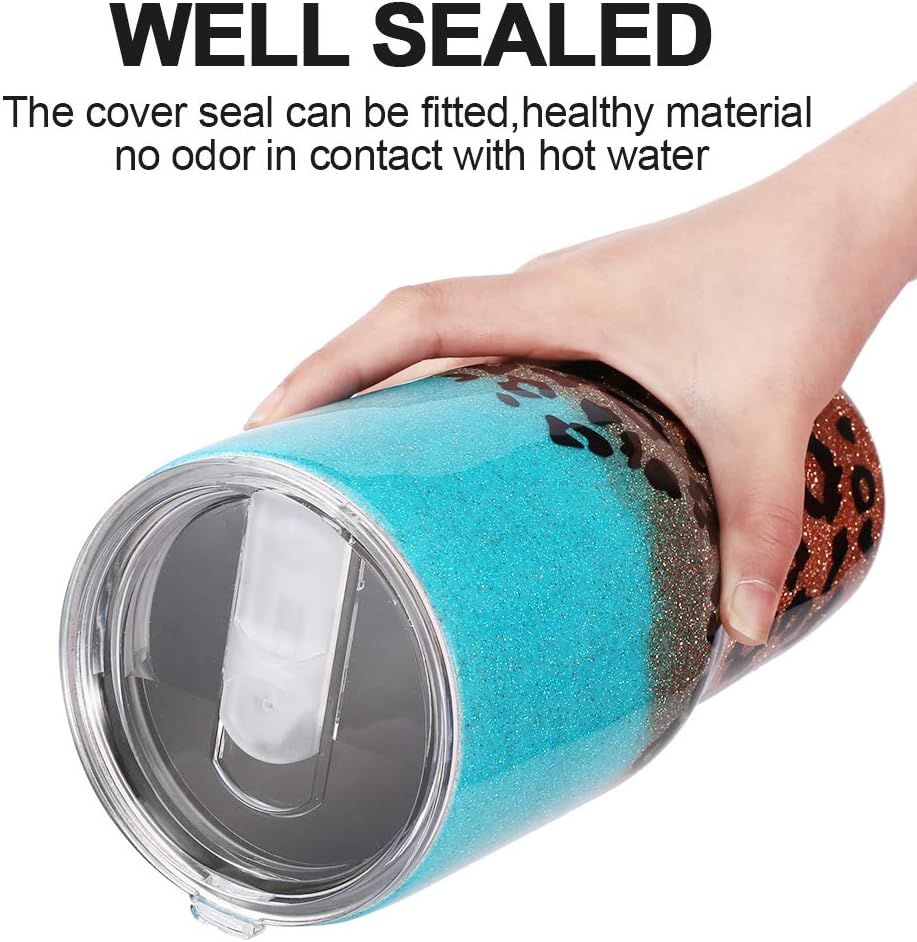 Close-up of the bmovor tumbler lid, showing the secure seal.