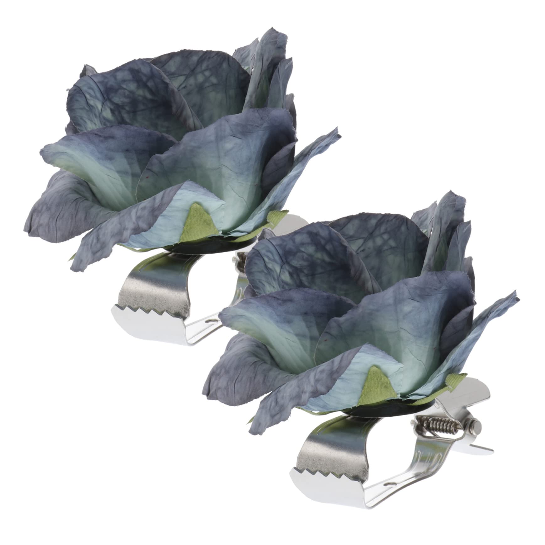 TOPBATHY Lot De 4 Embrasses De Rideaux Blanches Pinces À Fleurs Pompons Décoratifs pour La Maison 2 Pièces X 4