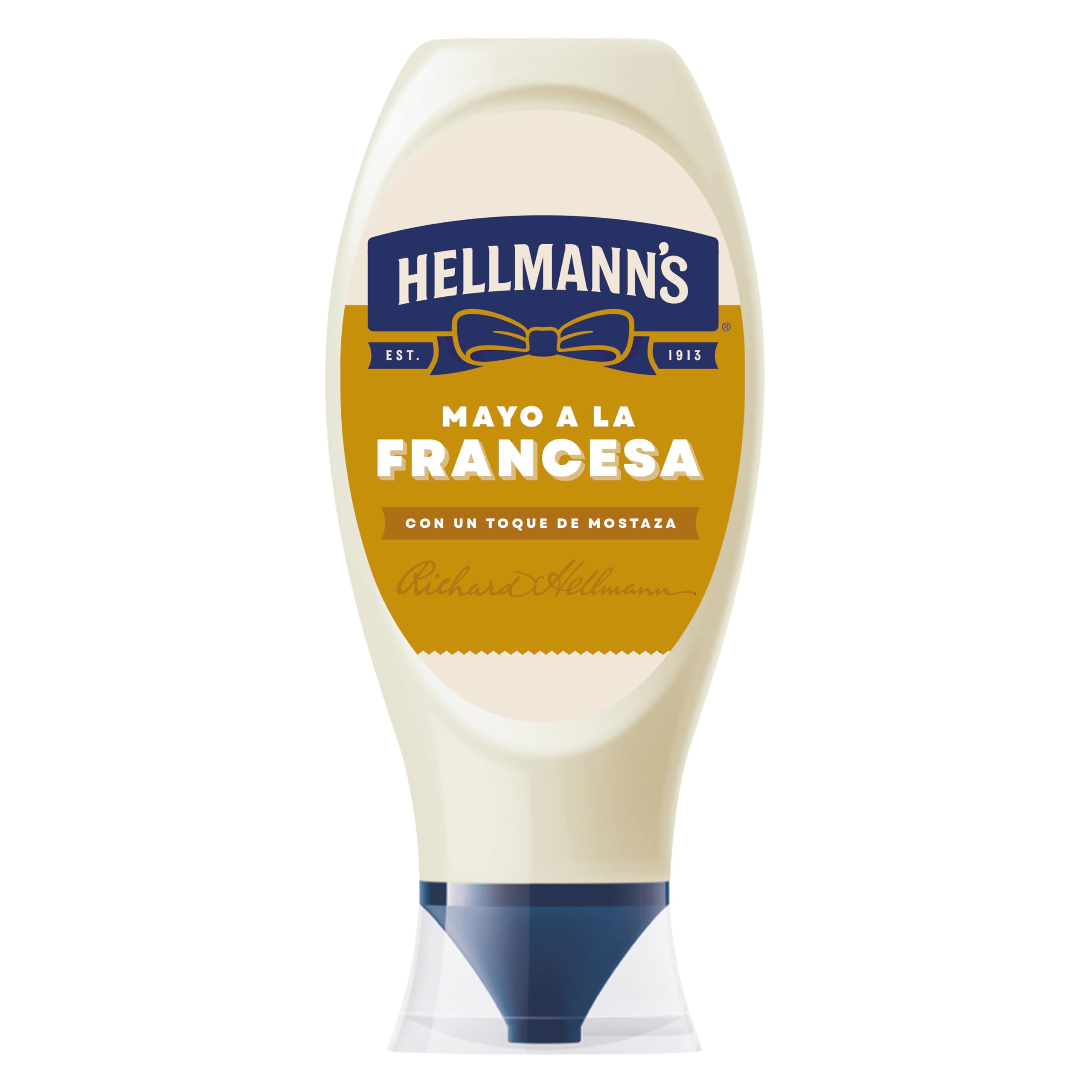 Hellmann's Salsa Francesa Mayonesa Estilo Francés Botella Boca Abajo 430 ml