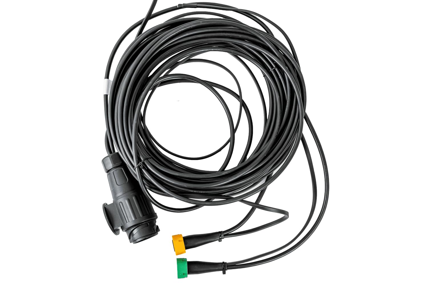 MANTES Anhanger Kabelbaum 7 m 13-polig Stecker 2X 5-PIN Bajonett Ruckleuchten Anschluss Abzweig 2X 5 m fur Begrenzungsleuchten 0,5 mm2 12 V Universal wasserdicht fur PKW Anhanger