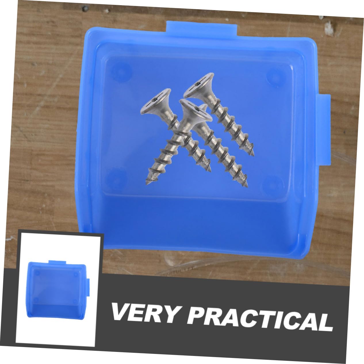 Uonlytech 8pezzi Scatole Di Stoccaggio Per Componenti Plastica Organizer Multi-funzionale Per Officina e Garage Design Con Apertura Per Facile Accesso Ai Materiali Contenitori Impilabili Per