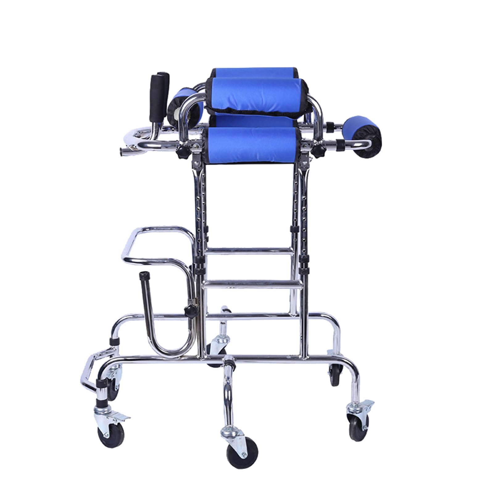 Chodziki dla dzieci na 6 kółkach, pomoce do nauki i wspomagania chodzenia dla dzieci, pomoce do rehabilitacji kończyn dolnych u dzieci,Blue