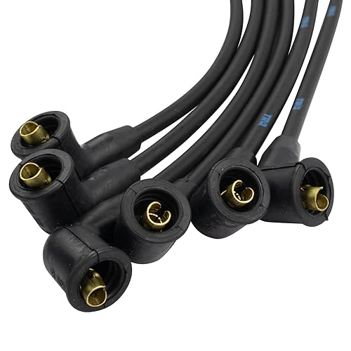Miniatura 570 de TRQ Juego de cables de bujía de encendido del motor para Ford F250 F350 Super Duty V8 6.2L nuevo