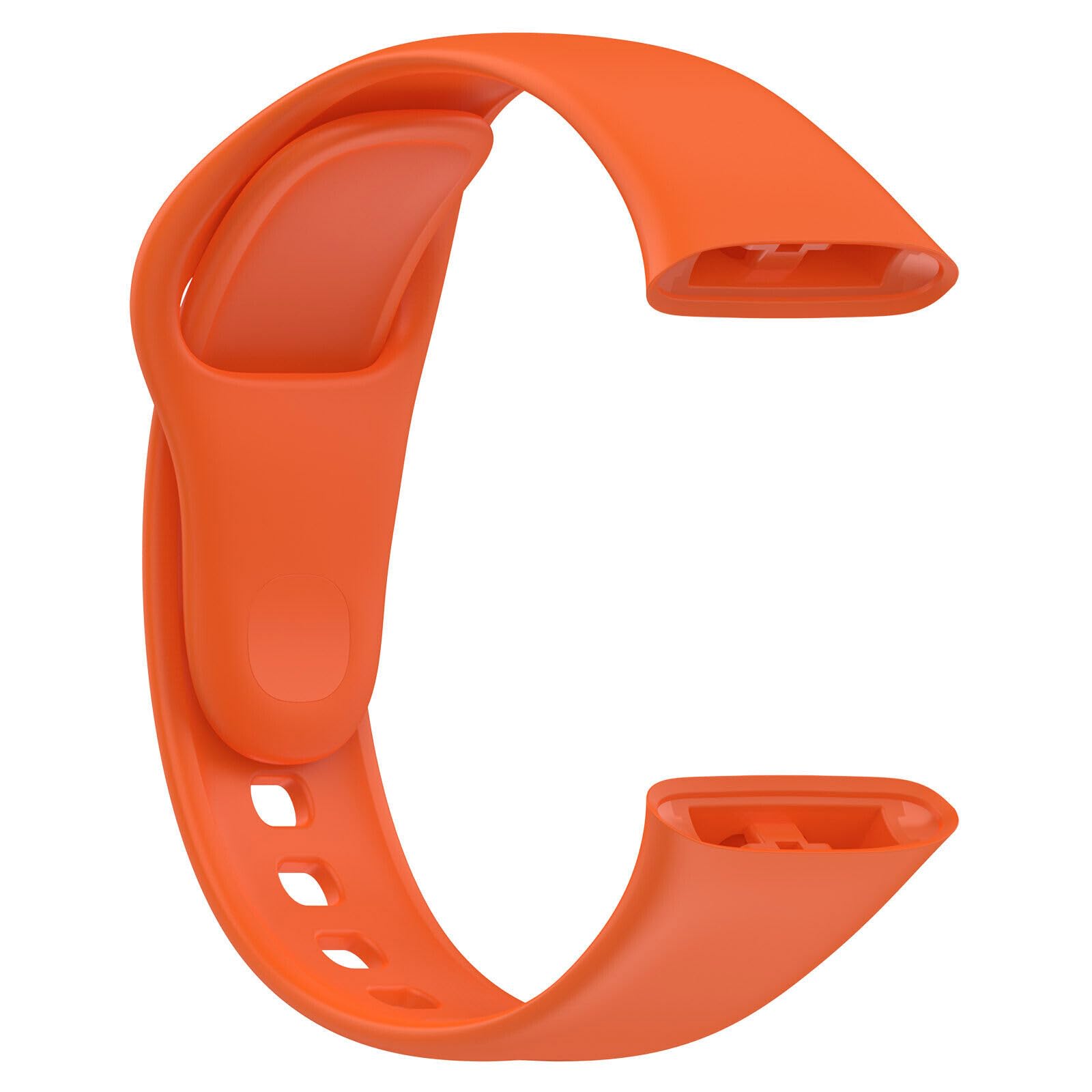 Panda Bobo for Xiaomi Redmi Watch 3 (M2216W1) Watch Silicone Replacement Sport Bracelet Strap Wristband (Orange) - Image 4