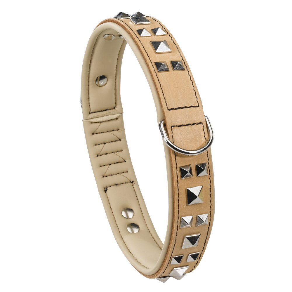 Ferplast Giotto Luxor Dog Collar, 30-34 cm/ 20 mm, Beige