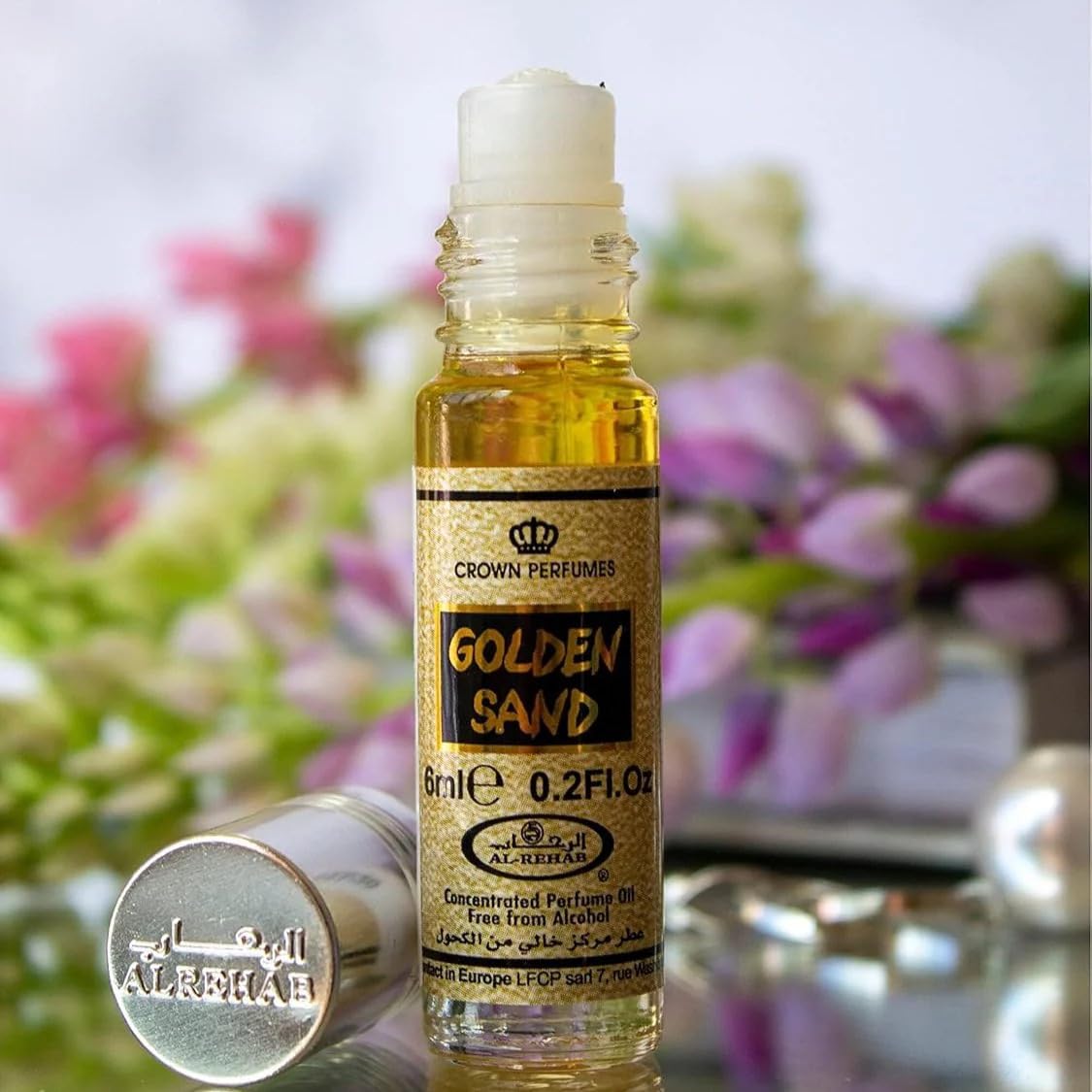 Golden Sand 6 ml zapach perfum – Al Rehab Misk olejek perfumowany dla mężczyzn i kobiet, piżmo