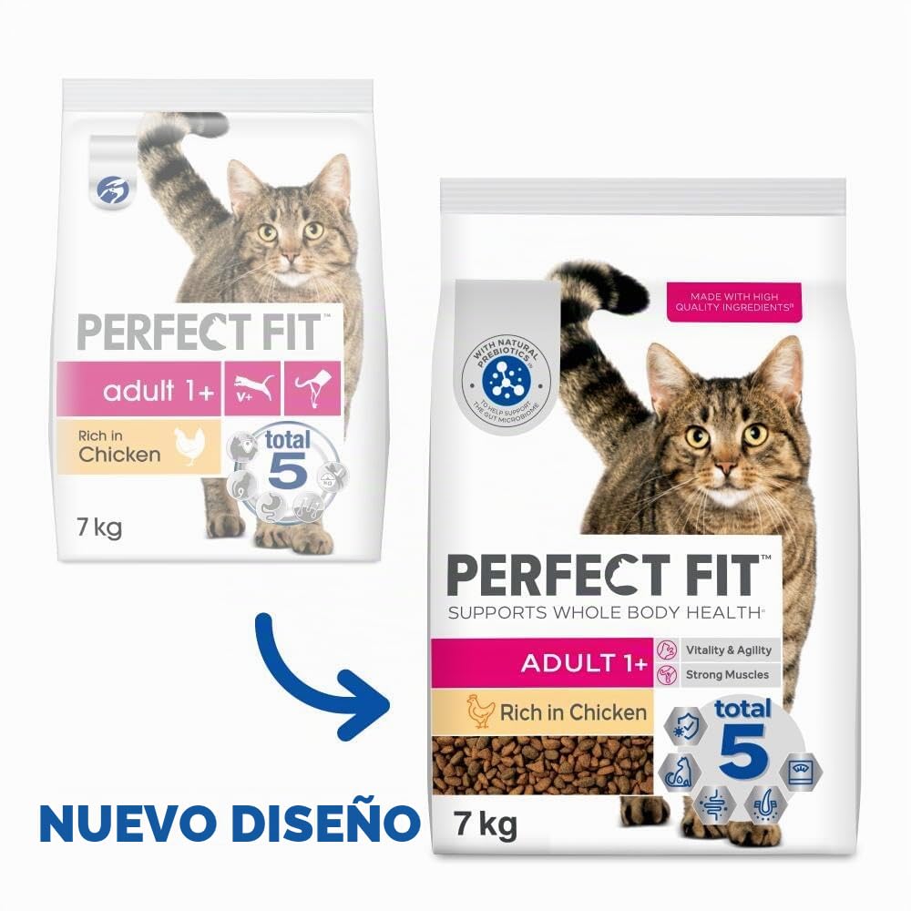 Alimento seco para Gatos Adultos a Partir de 1 año - Pollo, 7 kg (1 Bolsa)