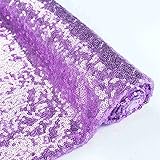 Partisout 3mm Sequin Fabric by The Yard Lavender Sequin Material Fabric Glitter Fabric Sparkly Fabric 3mm Fabric Polyester Fabric Out Door Sequin Fabric Perfet for DIY Party Wedding Holiday Christmas