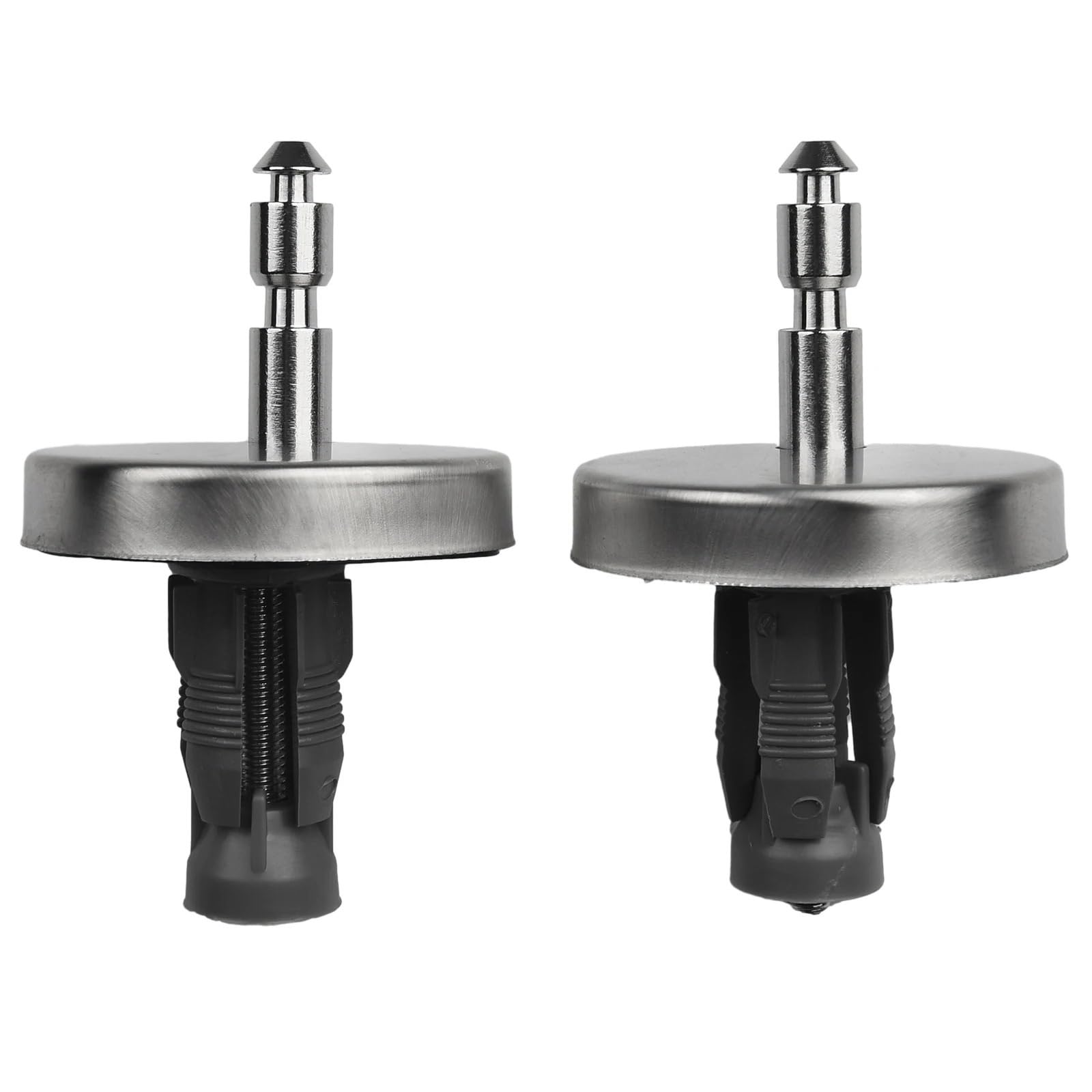 2pcs Universal Toilet Lid Hinges Fittings Quick Release Cover Hinge Screw 2pcs Universal Toilet Lid Hinges Fittings Quick Releas(45MM)