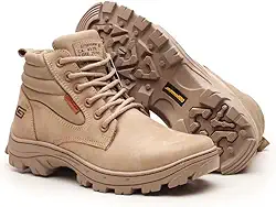 Bota De Segurança Gogowear Com C.A 43.770 Em Couro Picker Areia