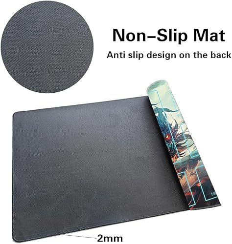 Miniatura 176 de MTG - Tapete de juego de 24 x 14 pulgadas, bolsas de almacenamiento con parte trasera antideslizante, ideal para entusiastas de los juegos de sin