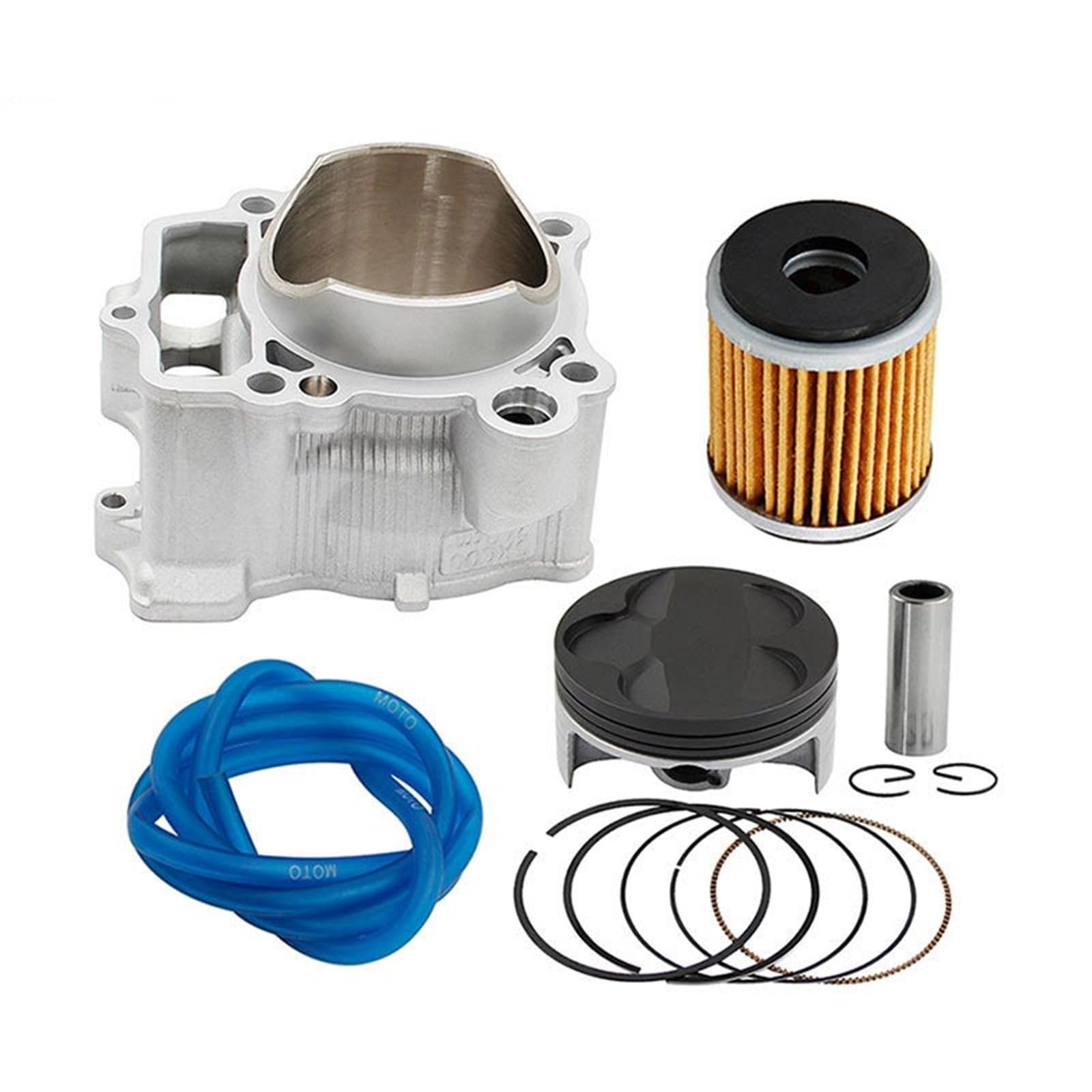 Kit Bloc-cylindres Piston, Tuyau D'huile De 1 M Filtre À Huile, Alésage 77 Mm Moteurs Moto pour Y&amaha WR250F Et YZ250F (2001-2013)