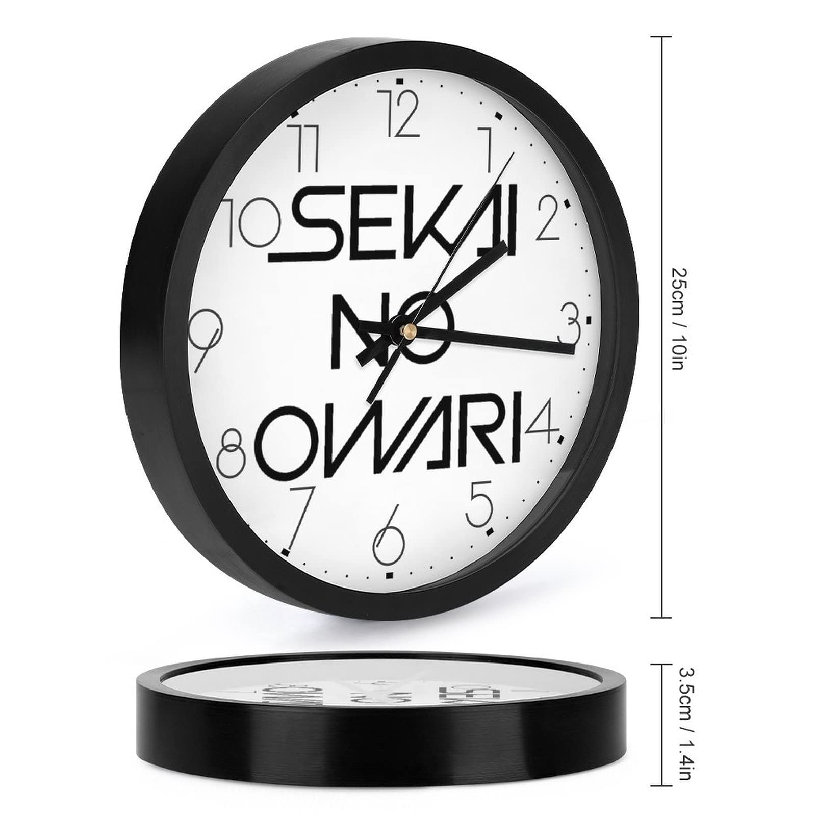 Amazon.co.jp: 掛け時計 世界の終わり Sekai No Owari 壁掛け