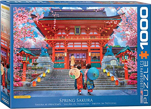 EuroGraphics Spring Sakura by David McLean 1000-Piece Puzzle