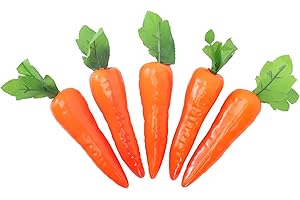 AUEAR Realistic Artificial Fake Carrots Set