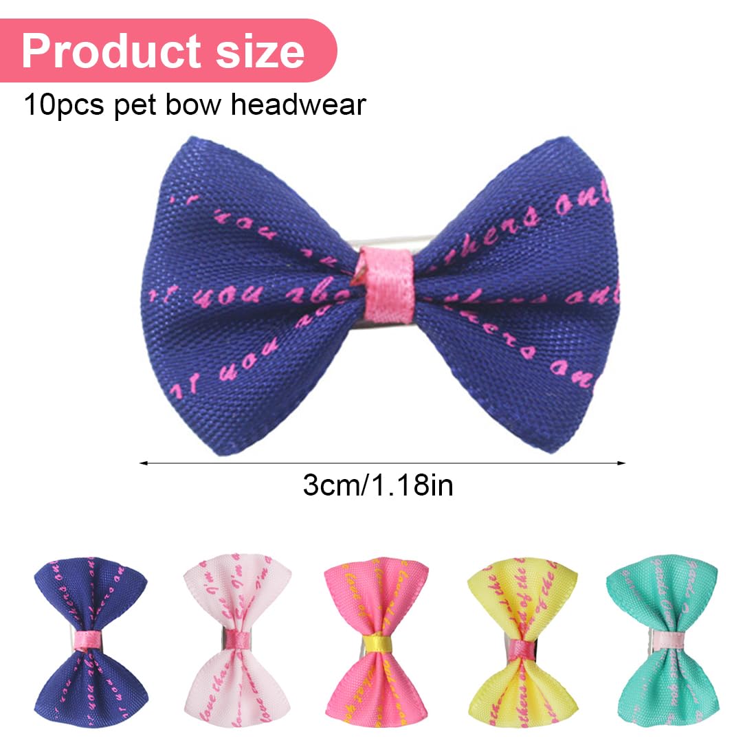 15 Fiocchi Per Capelli Cane - Accessori Toelettatura Per Cani Piccoli E Gatti, Elastici Resistente - Foto 5