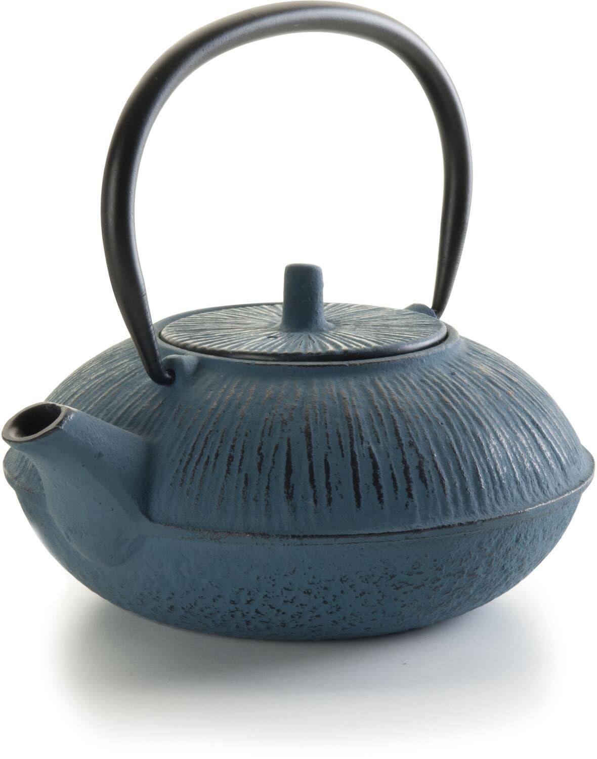LACOR 68661 - Théière en Fonte 1,1 Litre - Bleu | Ustensile professionnel durable; conçu pour un rendement optimal y nettoyage rapide et facile au lave-vaisselle