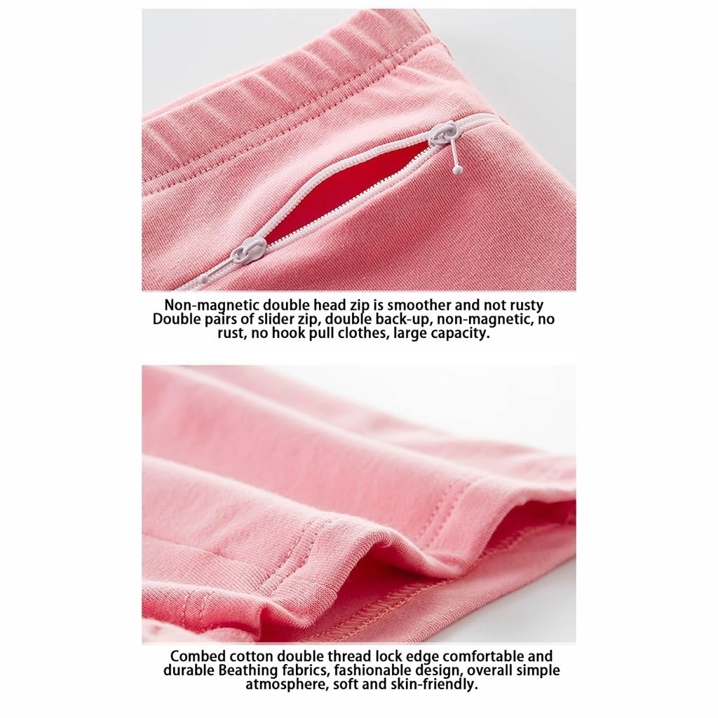 LaseVe Donna Tasca Boxer Sicurezza A Prova di Borseggiatore Biancheria Intima Cotone Mutandine Tasca Mutande Confezione 6