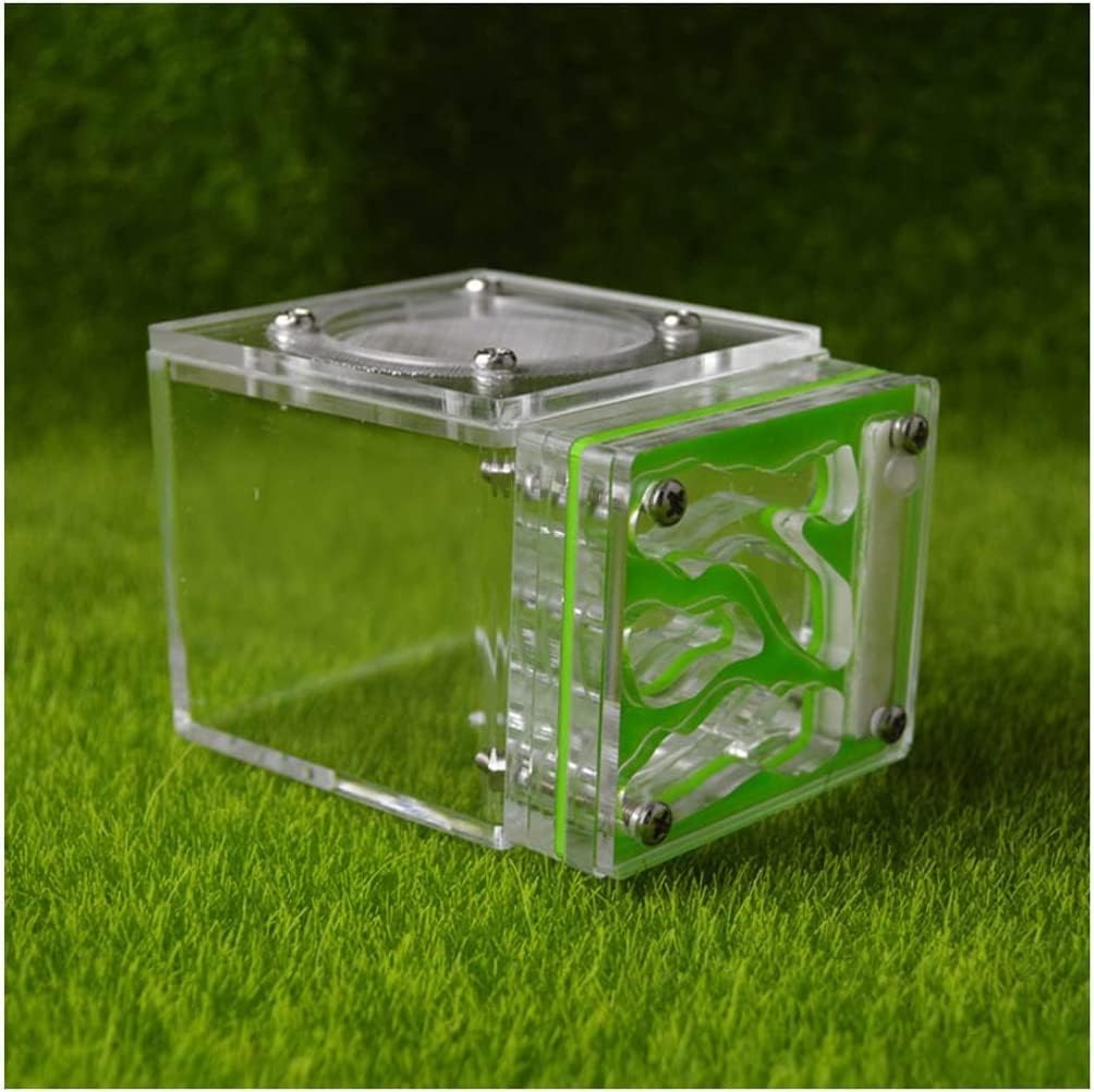 Square Ant Farm Acrylic Mini Ant Castle Clear Handmade Ant Habitat Unique Educational Gift for Kids Ant Colony Ecosystem
