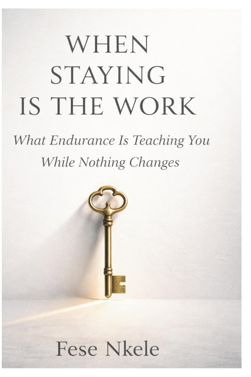 WHEN STAYING IS THE WORK: What Endurance Is Teaching You While Nothing Changes