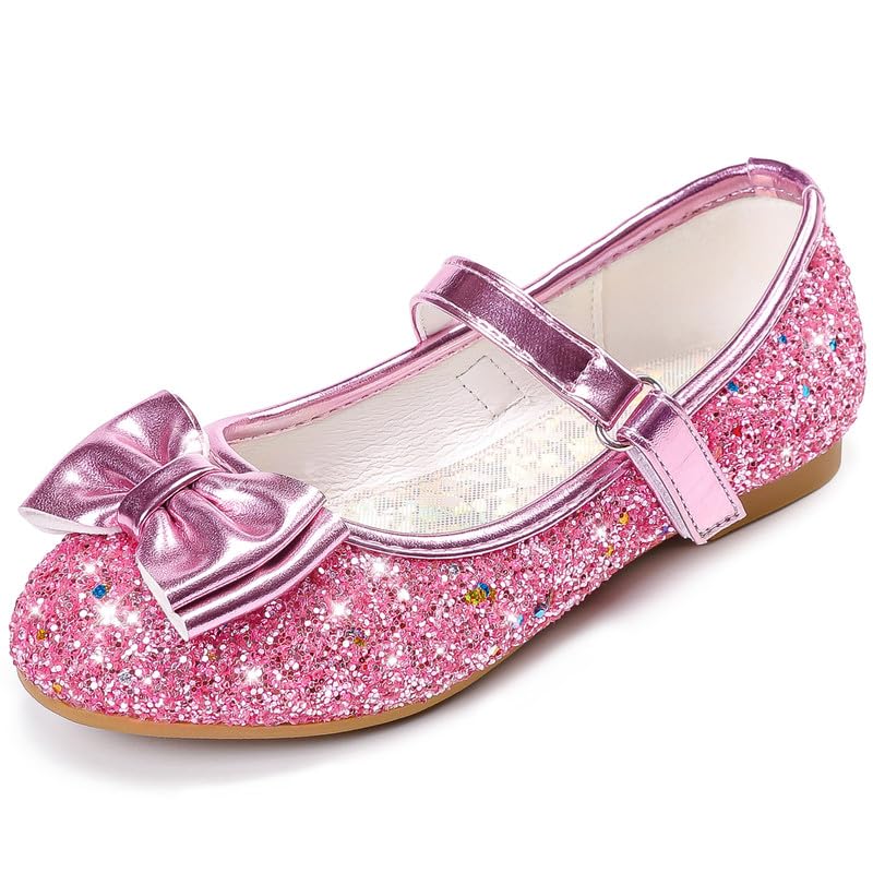 Girls Dress Shoes Princess Shoes Flower Girls Flats Party Wedding Toddler Little Big Kid