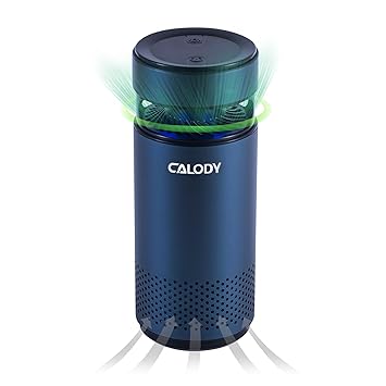 CALODY Portable Air Purifier, Car Air Purifier, Air Purifiers for Bedroom Home with H13 True HEPA Filter for Allergies Battery Powered, Smoke, Dust and Odor Eliminator, HEPA Air Purifier for Car Traveling Bedroom Office