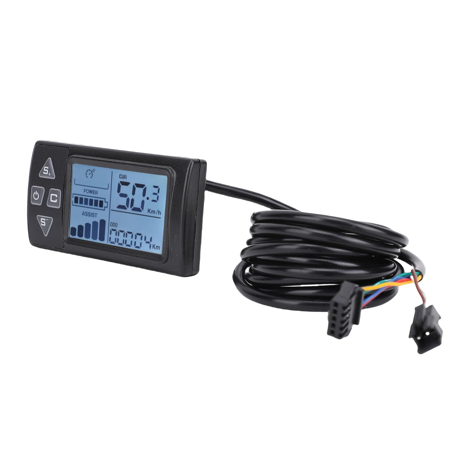 BuyWeek Kit de Contrôleur de Moteur sans Balais, 36V 48V 1500W 2000W 40A 3 Modes Contrôleur à Onde Sinusoïdale avec Panneau d'Affichage LCD S861 pour Vélo Électrique Trotinette Électrique