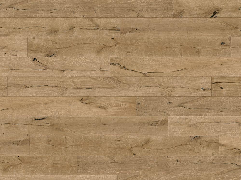 Parquet in vero legno di rovere rustico spazzolato, oliato