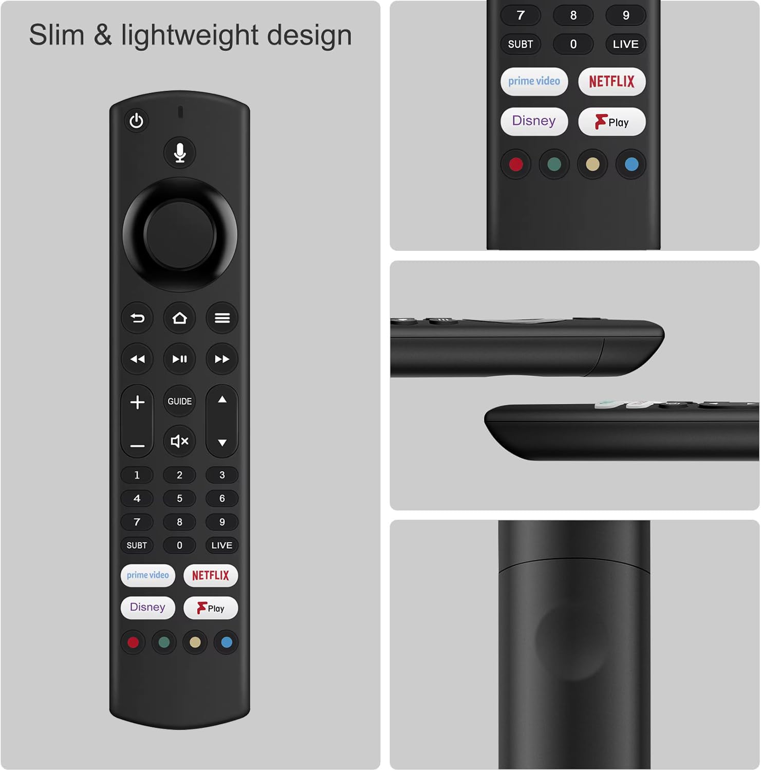 ALLIMITY Telecomando Vocale RC45160 / CT-8563 Per TV Toshiba (Modelli 32LA3B63DA, 50UA4B63DG, 55QA4163DG, 65UA6B63DG...)