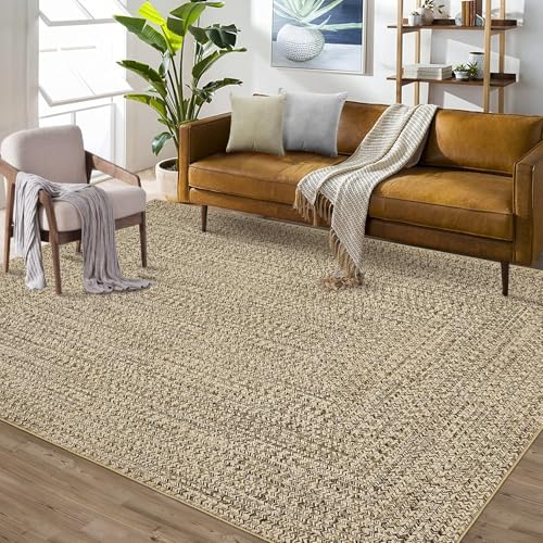 Garvee Printed Rug (Not Woven!) 10x13 Area Rug for Living