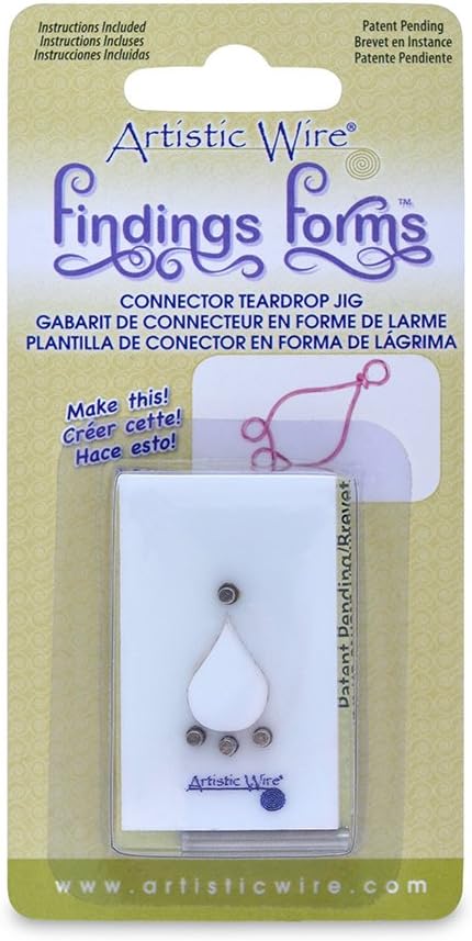 Artistic Wire Findings Forms, Teardrop Connector Jig, 1 pc,228S-671