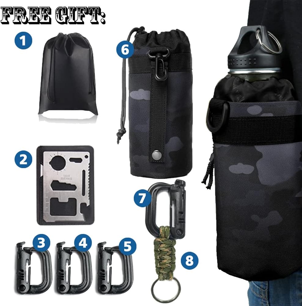 Monoki Military Tactical Backpack for Men, Large Army 3 Day Assault Pack, Molle Bag Rucksack, Emergency Backpack, Range Bag : Sports & Outdoors