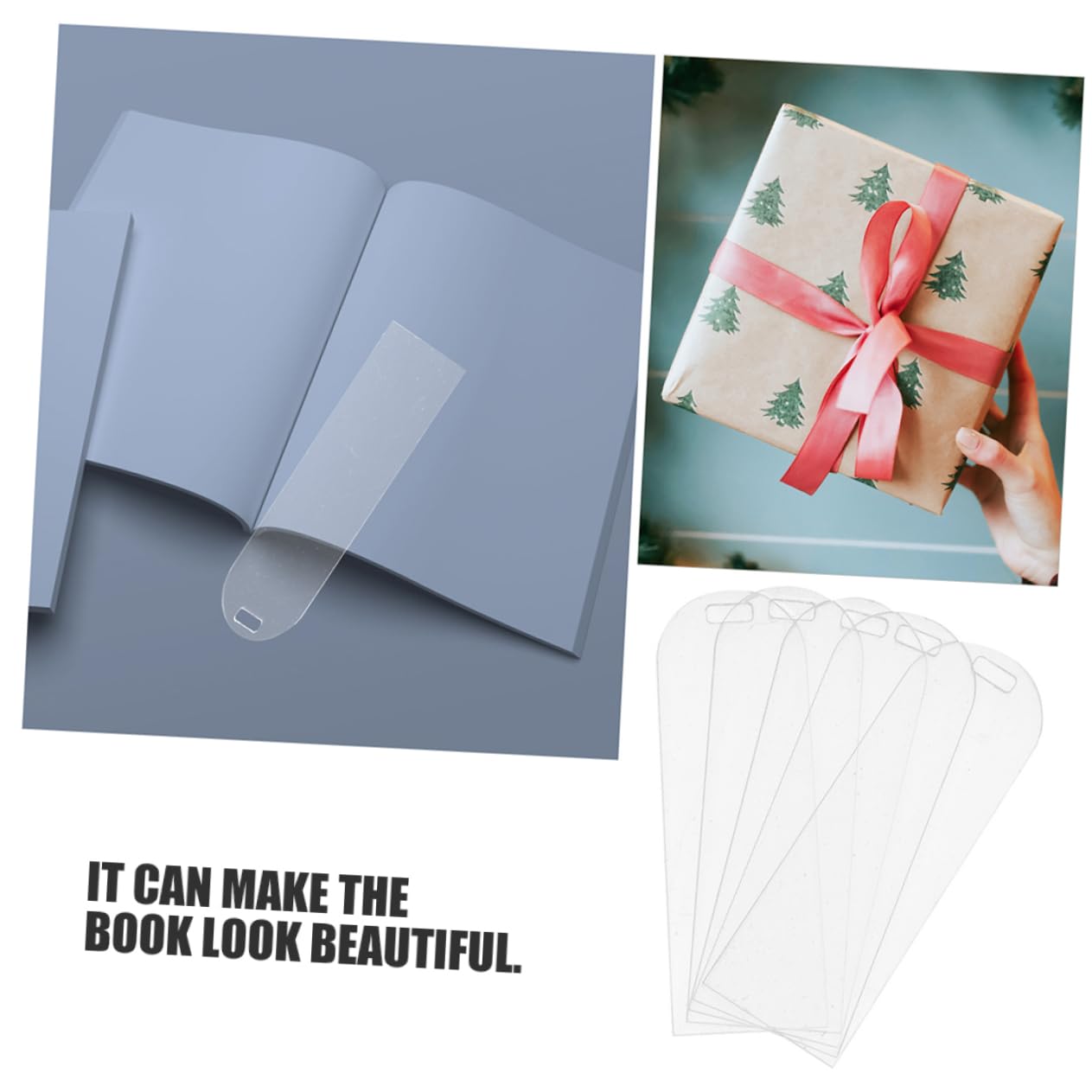 DOITOOL 4 Set Segnalibri Trasparenti Acrilico Segnalibri Vuoti Per Decorazioni Libri Per Insegnanti E Unfinished 30 Pezzi * 4