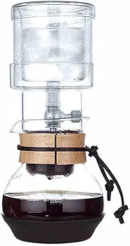 Cafetera Moderna de preparación en frío, cafetera de Goteo de Gran Capacidad de 400ML/13,5 oz, con Filtro de Acero Inoxidable extraíble